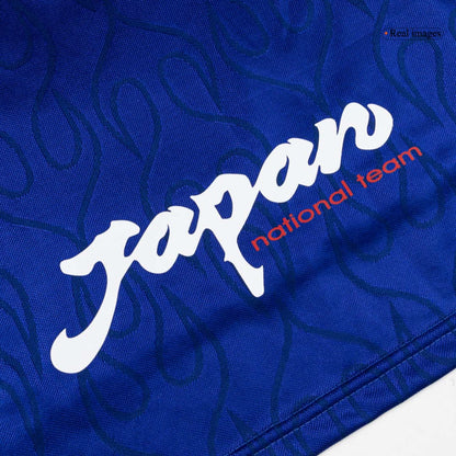 Męska Koszulka Retro Domowa Japan 1998 z Długim Rękawem - World Cup