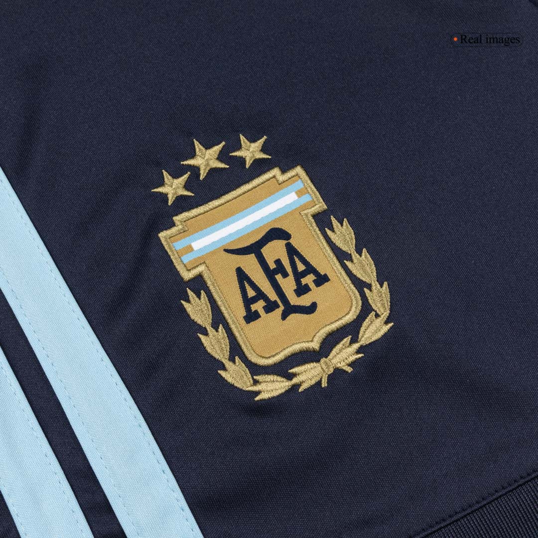 Dziecięcy zestaw Argentyny domowa J.ÁLVAREZ #9 (Koszulka+Spodenki) - Mundial 2026 [PREMIUM]
