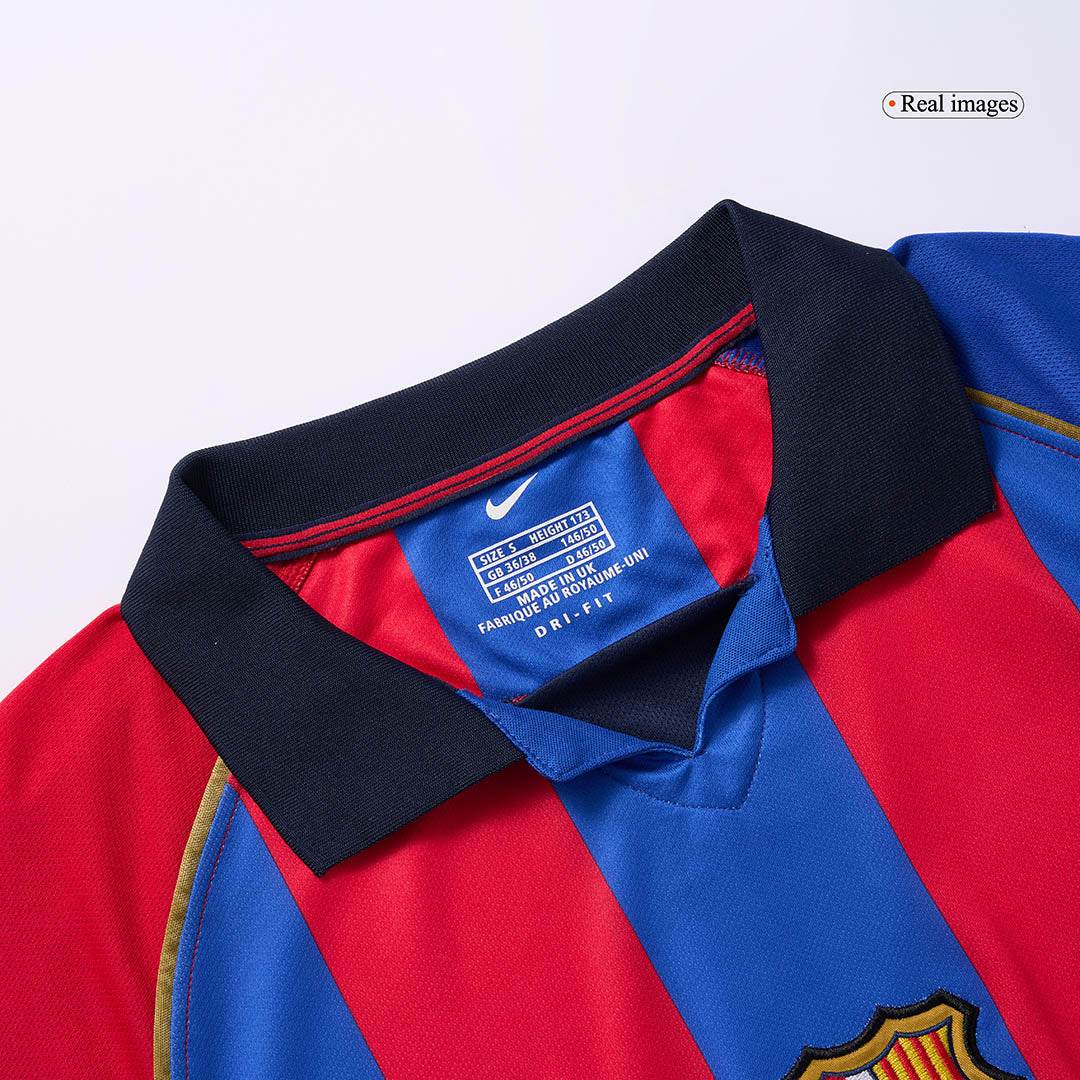 Koszulka Retro Domowa Barcelona XAVI #6 2001/02 - Topowe Koszulki Pilkarskie Sklep Internetowy