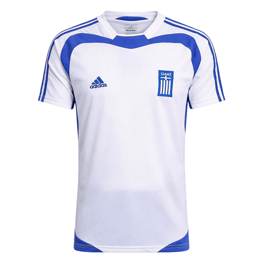 Męska koszulka Grecji wyjazdowa Retro 2004
