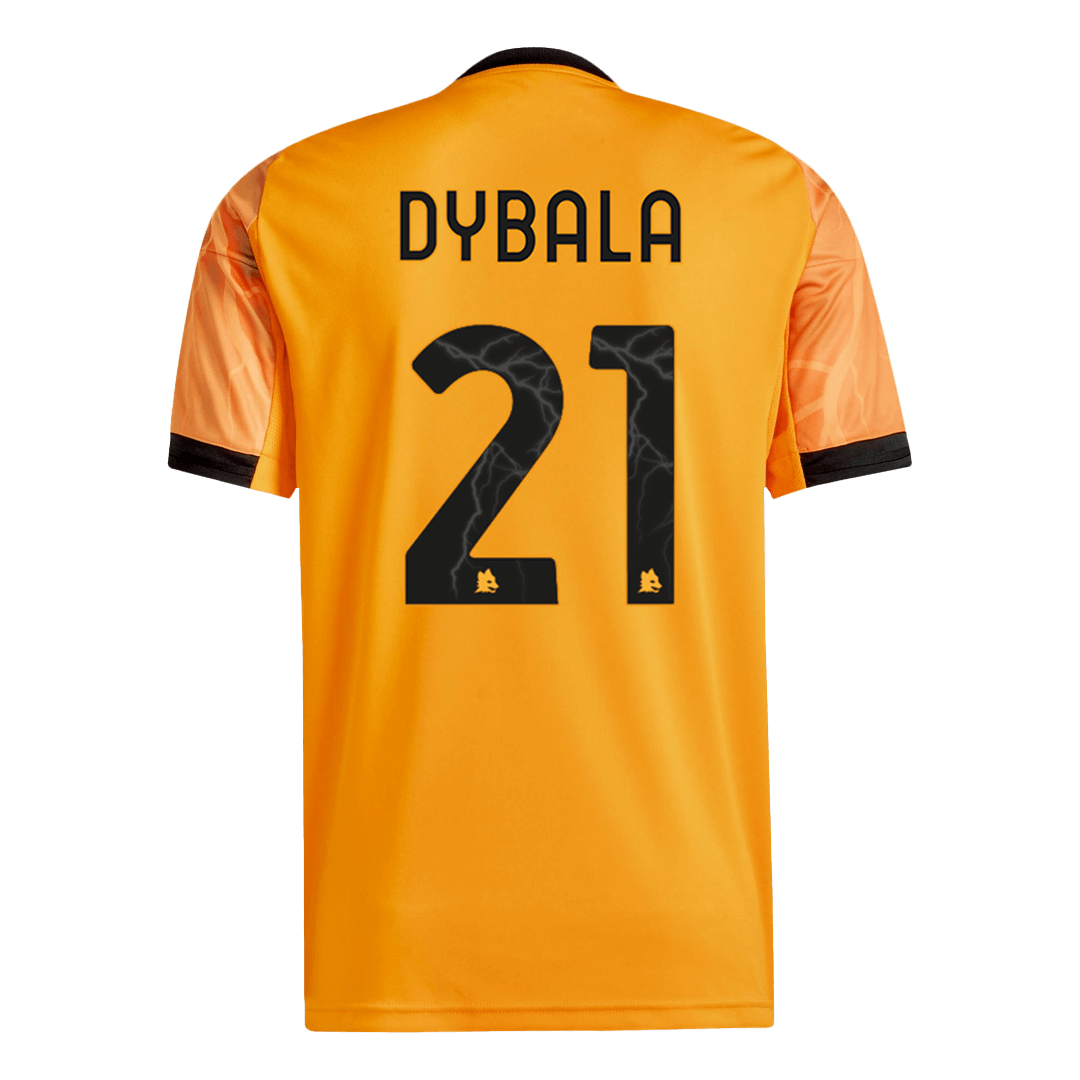 Męska Koszulka Wyjazdowa Roma DYBALA #21 2025/26