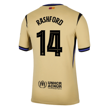 Męska Koszulka Wyjazdowa FC Barcelona  x Kobe Bryant RASHFORD #14 2025/26 - UCL
