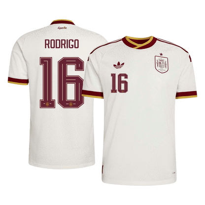 Męska koszulka Hiszpanii wyjazdowa RODRIGO #16 wersja zawodnicza - Mundial 2026