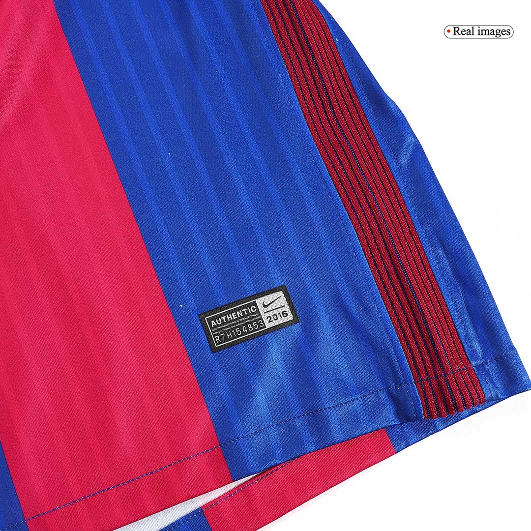 Męska koszulka Barcelony domowa Retro 2016/17 MESSI #10