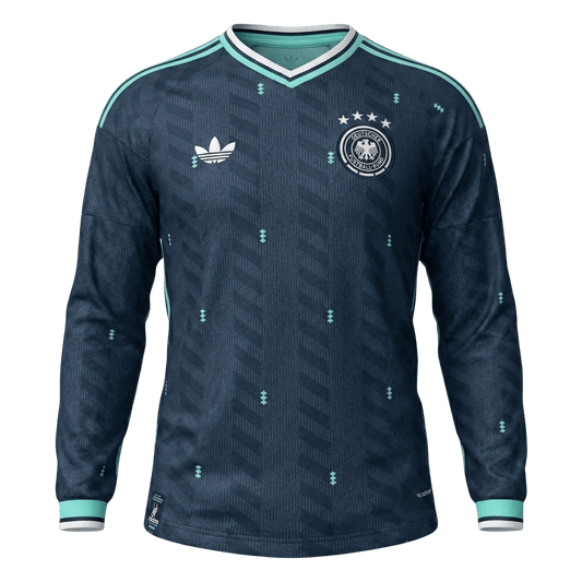 Męska Koszulka Wyjazdowa Germany 2026 z Długim Rękawem - World Cup
