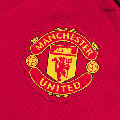 Męski Zestaw Domowa Manchester United (Koszulka + Spodenki + Skarpety) 2025/26 [PREMIUM]