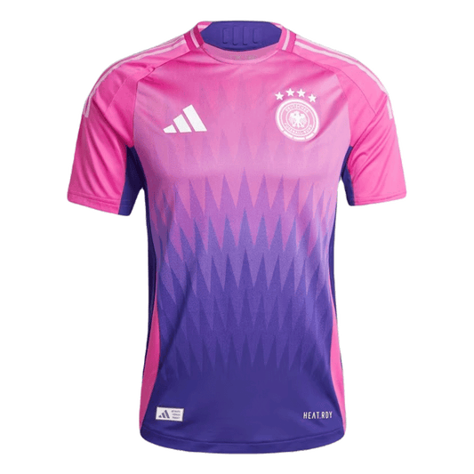 Męska wyjazdowa koszulka piłkarska Niemcy na Euro 2024 - Slim Fit - Topowe Koszulki Pilkarskie Sklep Internetowy
