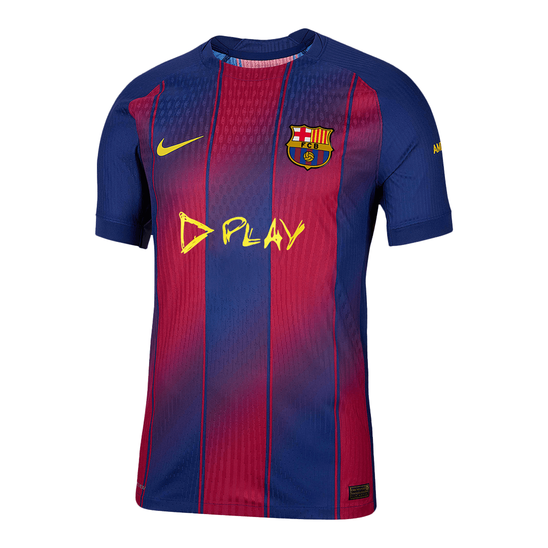 Męska Koszulka Domowa Barcelona X Ed Sheeran Wersja Piłkarska 2025/26 - Slim Fit