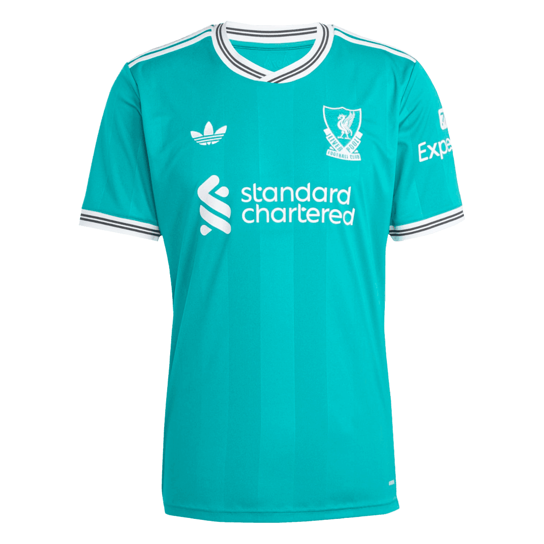 Męska Koszulka Trzecia Wyjazdowa Liverpool ISAK #9 2025/26 - Topowe Koszulki Pilkarskie Sklep Internetowy