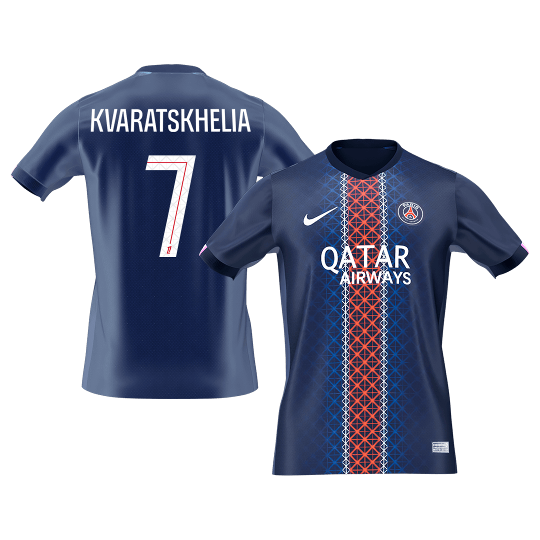 Męska Koszulka Domowa PSG KVARATSKHELIA #7 2025/26 [PREMIUM]