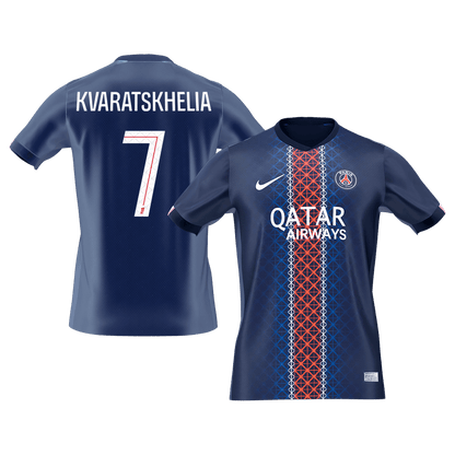 Męska Koszulka Domowa PSG KVARATSKHELIA #7 2025/26 [PREMIUM]