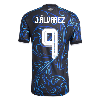 Męska koszulka Argentyny wyjazdowa J. ÁLVAREZ #9 wersja zawodnicza - Mundial 2026