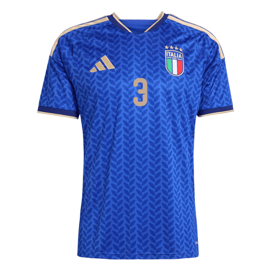 Męska Koszulka Domowa Italy DIMARCO #3 World Cup 2026