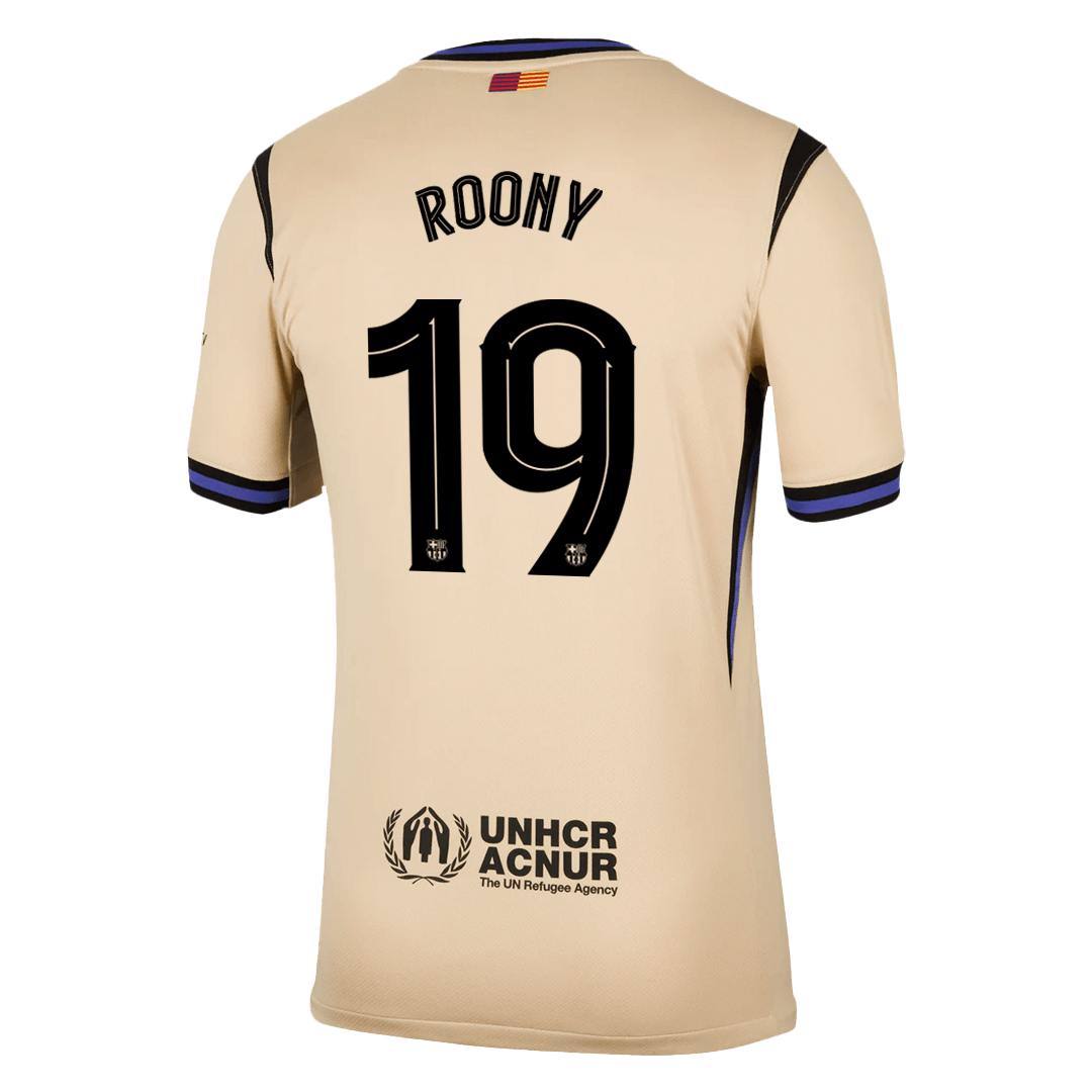 Męska Koszulka Wyjazdowa Barcelona ROONY #19 2025/26 - UCL