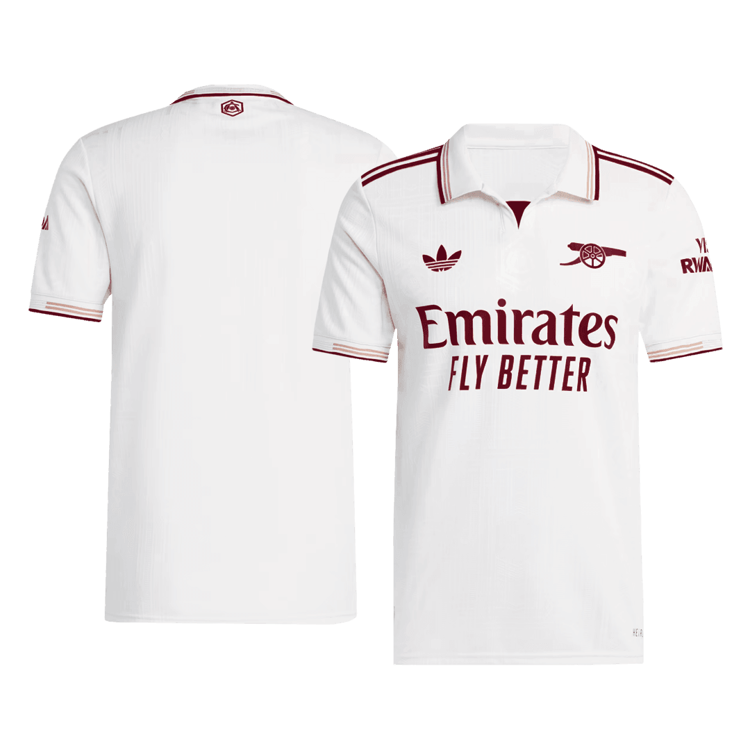 Męska Trzecia Koszulka Wyjazdowa Arsenal Wersja Piłkarska 2025/26 - Slim Fit - Topowe Koszulki Pilkarskie Sklep Internetowy