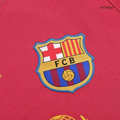 Koszulka Retro Domowa Barcelona XAVI #6 Długi Rękaw 2008/09 - UCL Final - Topowe Koszulki Pilkarskie Sklep Internetowy