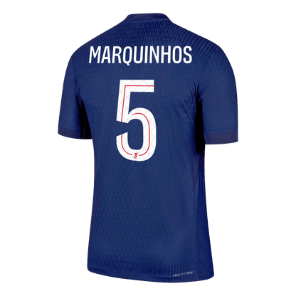Męska Koszulka Domowa PSG MARQUINHOS #5 Wersja Piłkarska 2025/26 - Slim Fit - Topowe Koszulki Pilkarskie Sklep Internetowy