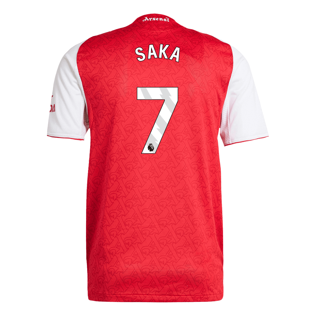 Męska Koszulka Domowa Arsenal SAKA #7 Wersja Piłkarska 2025/26 - Slim Fit