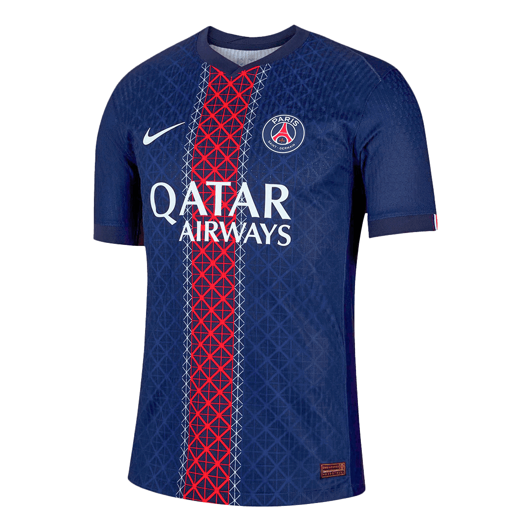 Męska Koszulka Domowa PSG KVARATSKHELIA #7 Wersja Piłkarska 2025/26 - Slim Fit - Topowe Koszulki Pilkarskie Sklep Internetowy