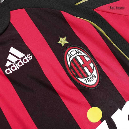 Męska koszulka retro AC Milan 06/07 domowa RONALDO #99 - Topowe Koszulki Pilkarskie Sklep Internetowy