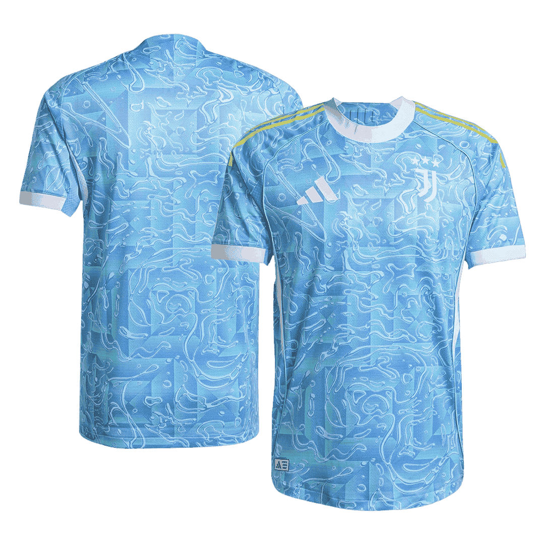 Męska Koszulka Wyjazdowa Juventus Wersja Piłkarska 2025/26 - Slim Fit - Topowe Koszulki Pilkarskie Sklep Internetowy