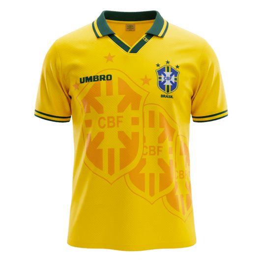 Męska Koszulka Retro Domowa Brazil 1994