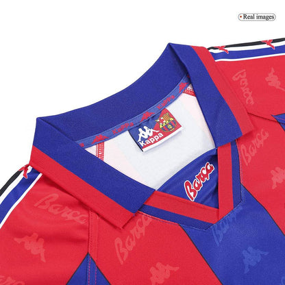 Koszulka Retro Domowa Barcelona 1996/97 - Topowe Koszulki Pilkarskie Sklep Internetowy