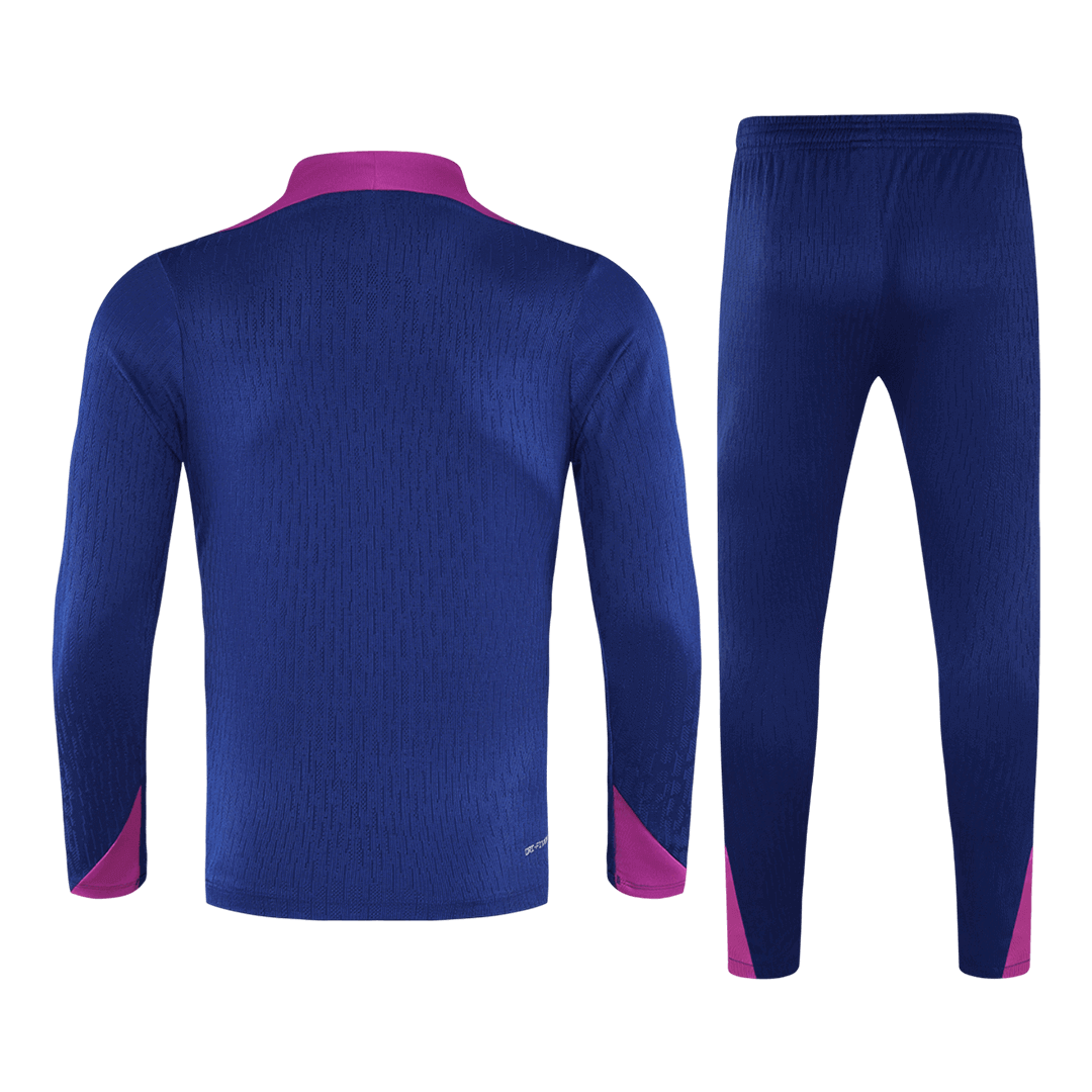 Juniorski Barcelona Bluza z zamkiem Komplet Dresowy 2025/26