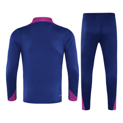 Juniorski Barcelona Bluza z zamkiem Komplet Dresowy 2025/26
