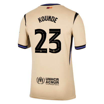 Męska Koszulka Wyjazdowa Barcelona KOUNDE #23 2025/26 - UCL - Topowe Koszulki Pilkarskie Sklep Internetowy