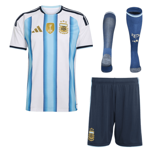 Męski Zestaw Domowa Argentina (Koszulka + Spodenki + Skarpety) World Cup 2026