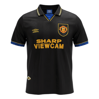 Męska Koszulka Retro Wyjazdowa Manchester United 1993/94