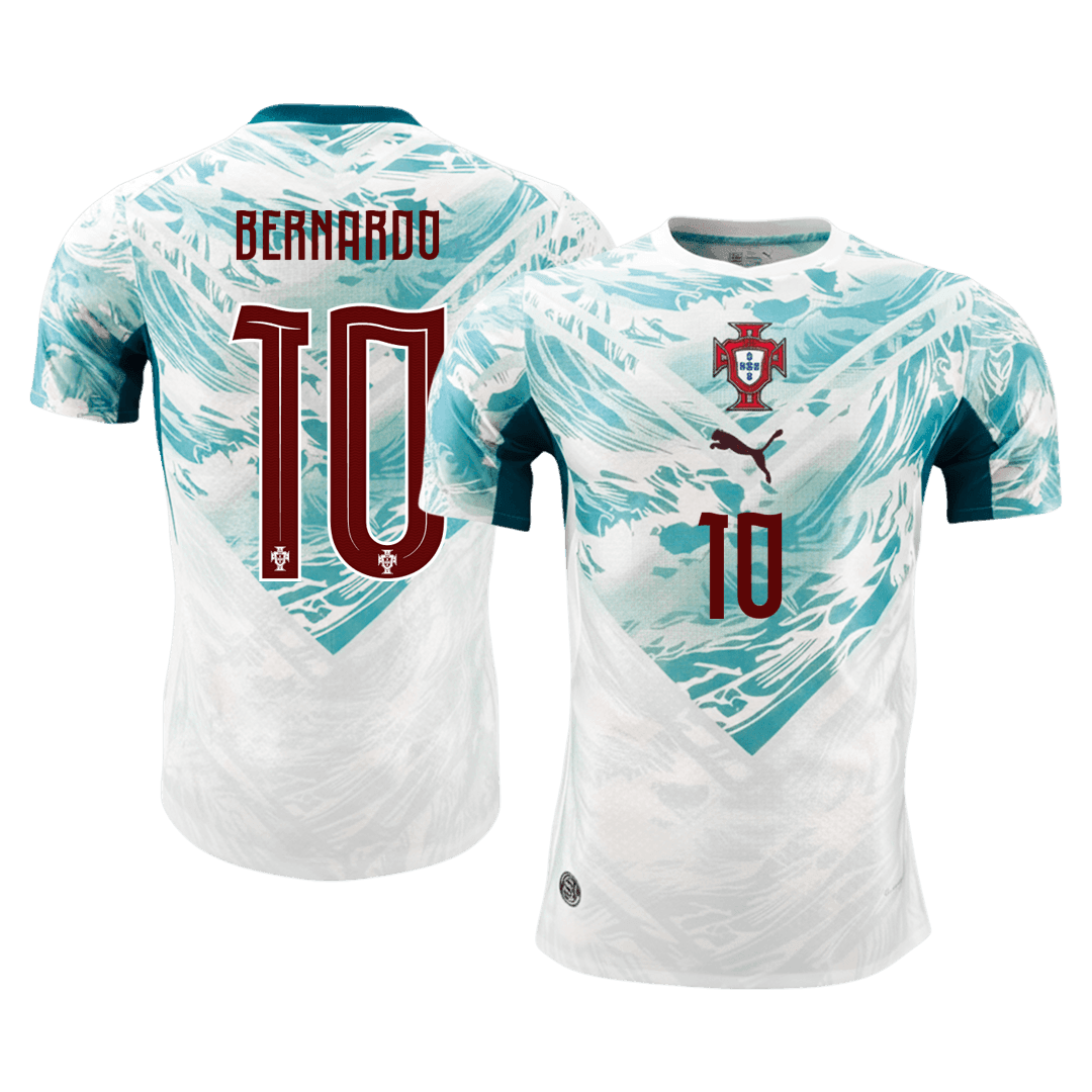 Męska koszulka Portugalii wyjazdowa BERNARDO #10 wersja zawodnicza - Mundial 2026