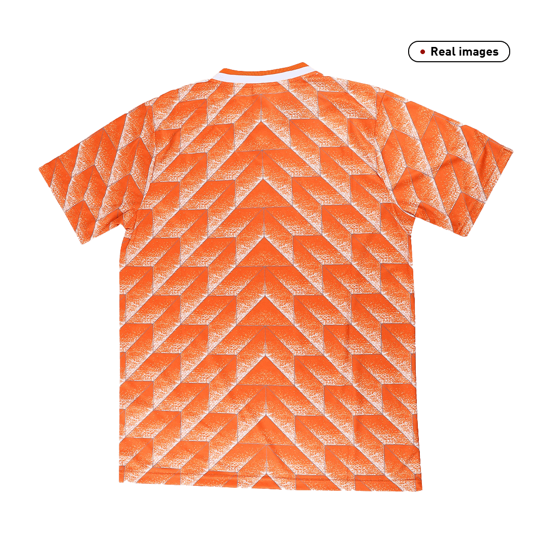 Męska Koszulka Retro Domowa Netherlands 1988