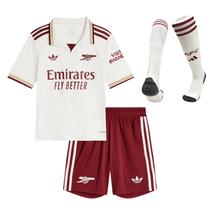 Dziecięcy Zestaw Trzecia Wyjazdowa Arsenal (Koszulka + Spodenki + Skarpety) 2025/26