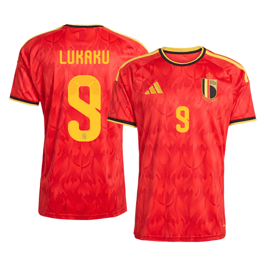 Męska koszulka Belgii domowa LUKAKU #9 - Mundial 2026