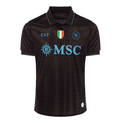 Męska Koszulka Trzecia Wyjazdowa Napoli Wersja Piłkarska 2025/26 - Slim Fit - Topowe Koszulki Pilkarskie Sklep Internetowy
