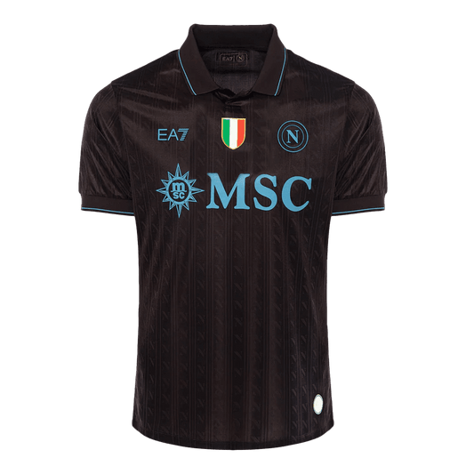 Męska Koszulka Trzecia Wyjazdowa Napoli Wersja Piłkarska 2025/26 - Slim Fit - Topowe Koszulki Pilkarskie Sklep Internetowy