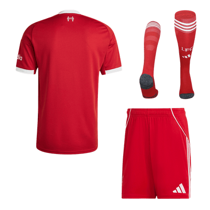Męski Zestaw Domowa Liverpool (Koszulka + Spodenki + Skarpety) 2025/26