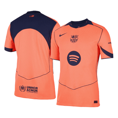 Męska Koszulka Trzecia Wyjazdowa Barcelona Wersja Piłkarska 2025/26 - Slim Fit - Topowe Koszulki Pilkarskie Sklep Internetowy