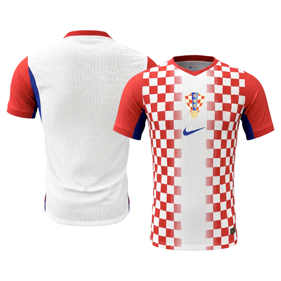 Męska koszulka Chorwacji domowa wersja zawodnicza – Mundial 2026