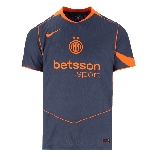 Męska Koszulka Trzecia Wyjazdowa Inter Milan Wersja Piłkarska 2025/26 - Slim Fit - Topowe Koszulki Pilkarskie Sklep Internetowy