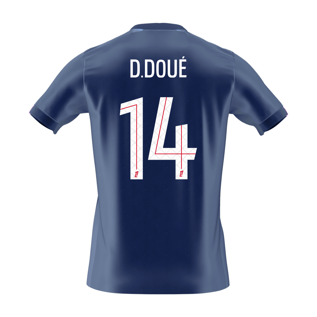 Męska Koszulka Domowa PSG D.DOUÉ #14 2025/26 [PREMIUM]