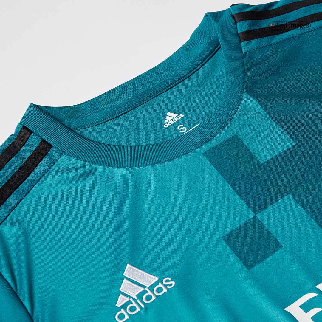 Męska Koszulka Retro Trzecia Wyjazdowa Real Madrid 2017/18 - Topowe Koszulki Pilkarskie Sklep Internetowy