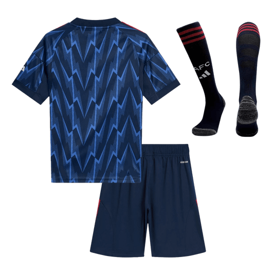 Dziecięcy Zestaw Wyjazdowa Arsenal (Koszulka + Spodenki + Skarpety) 2025/26
