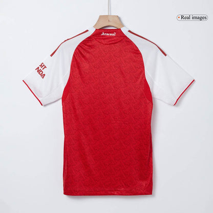 Męska Koszulka Domowa Arsenal SALIBA #2 Wersja Piłkarska 2025/26 - Slim Fit - Topowe Koszulki Pilkarskie Sklep Internetowy