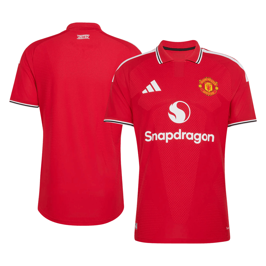 Męska Koszulka Domowa Manchester United Wersja Piłkarska 2026/27 - Slim Fit
