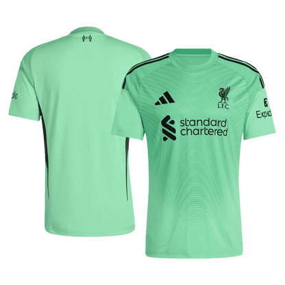 Męska Koszulka Bramkarska Liverpool 2025/26 - Zielony - Topowe Koszulki Pilkarskie Sklep Internetowy