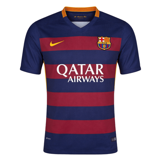 Męska Koszulka Retro Domowa Barcelona 2015/16