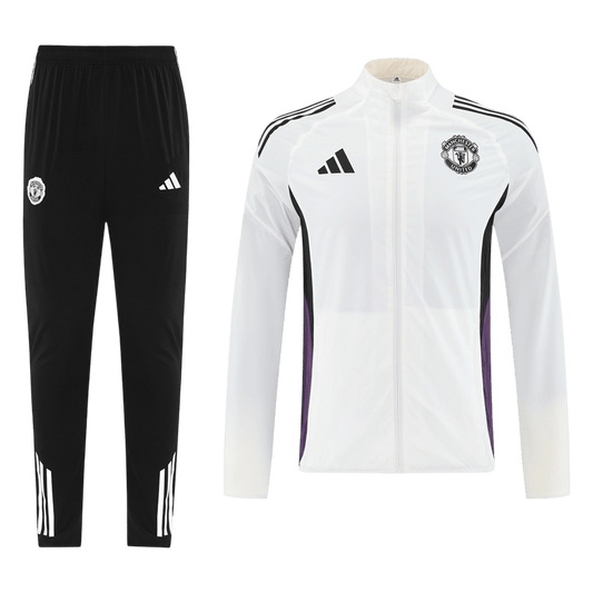 Męski Zestaw Treningowy Manchester United (Kurtka+Spodnie) 2025/26